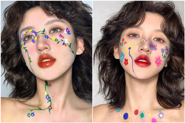 多巴胺彩色妝容，廣西化妝美妝造型學(xué)校整理