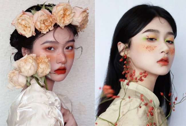 鮮花造型寫真，廣西化妝形象造型培訓(xùn)分享