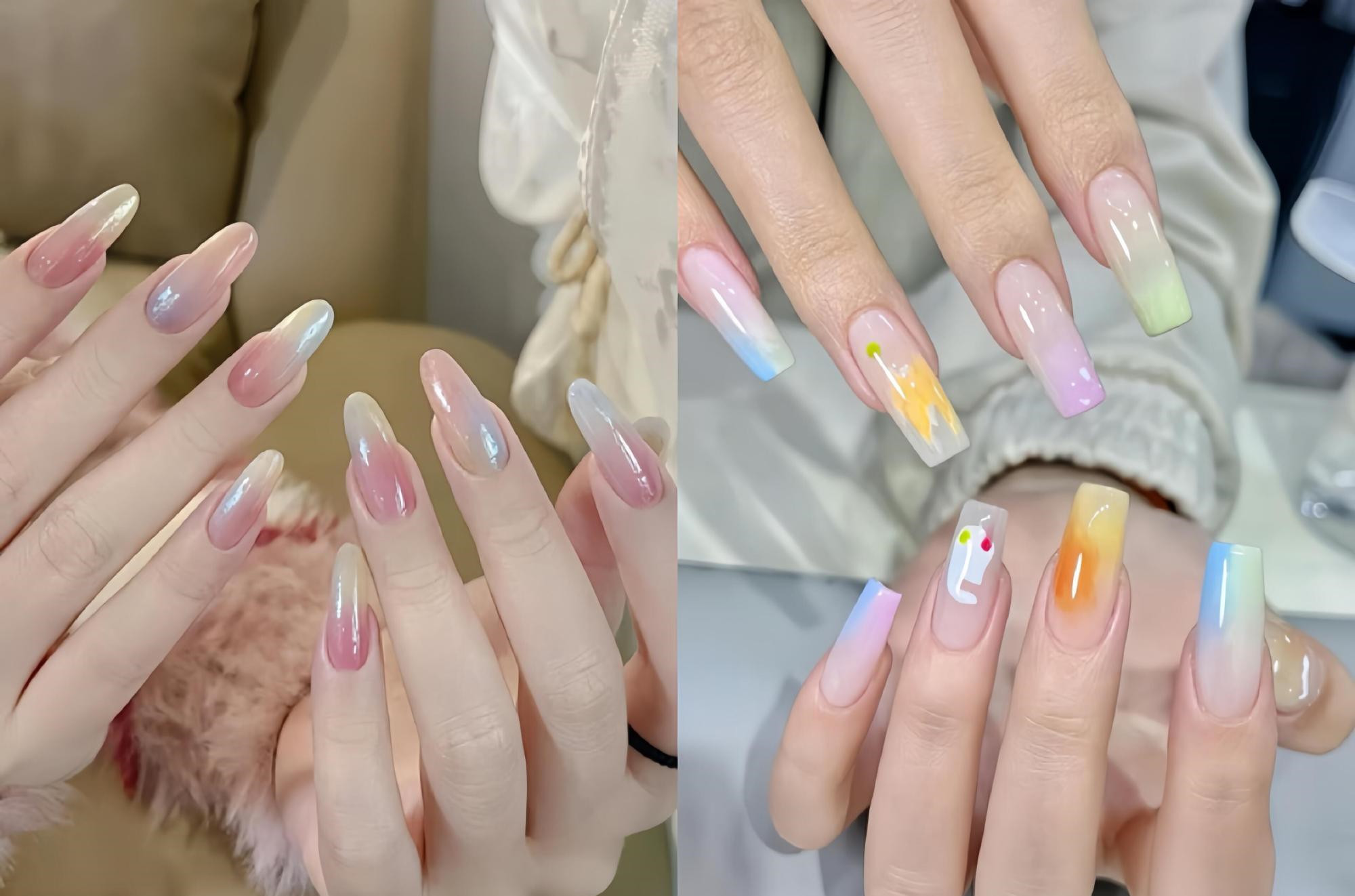 南寧美甲基礎教學教學：貓眼多巴胺美甲