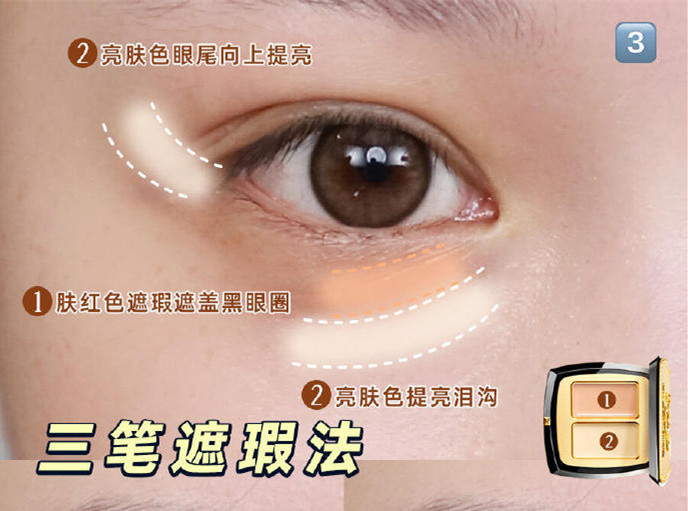 ?六種保姆級遮瑕畫法，廣西化妝造型師分享教程