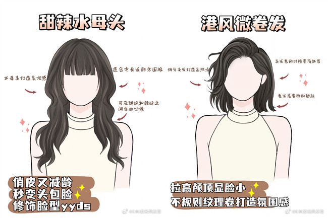 遮顴骨顯臉小發(fā)型，南寧美發(fā)造型發(fā)型推薦