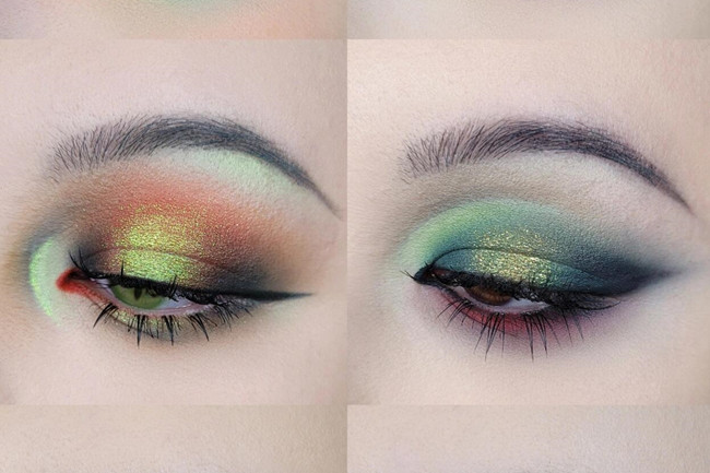 彩色煙熏截?cái)嘌蹔y，零基礎(chǔ)學(xué)眼妝