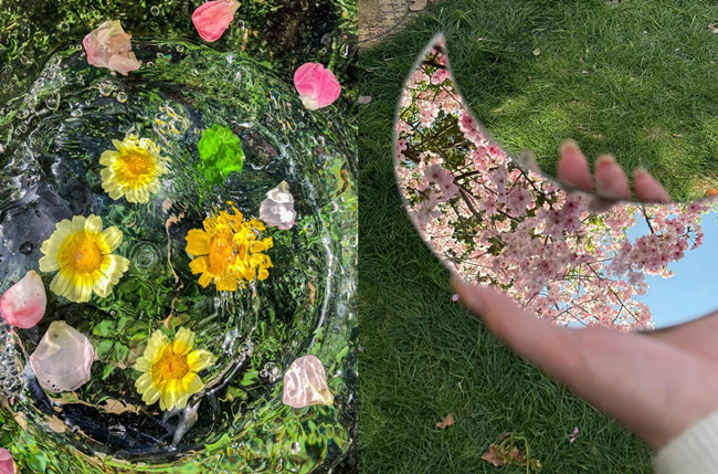 不露臉的春季大片拍照技巧，從零開始學(xué)化妝拍照