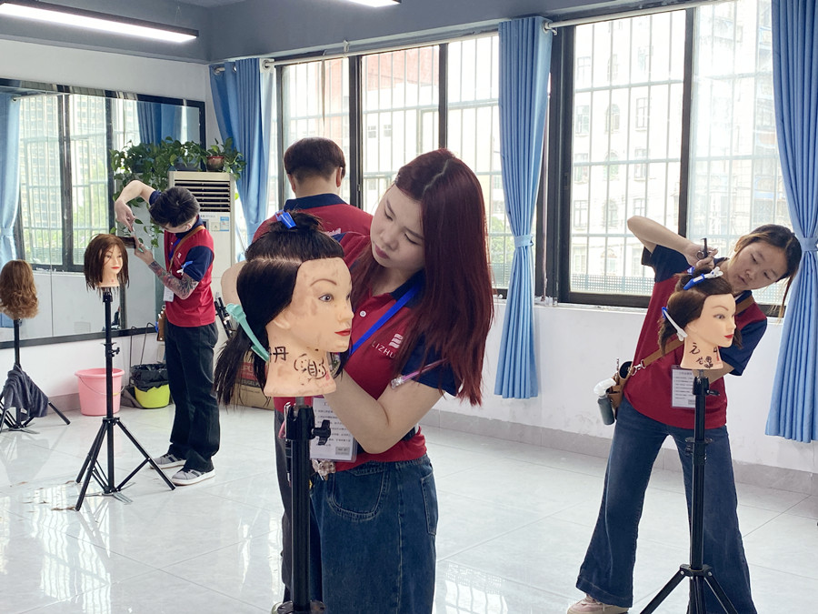 三角形堆積重量，南寧美發(fā)學(xué)校課程