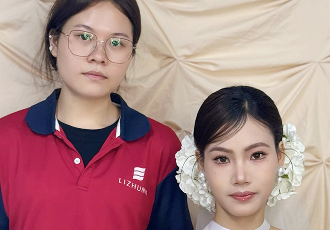 韓式新娘造型，南寧寫真彩妝實(shí)訓(xùn)作品