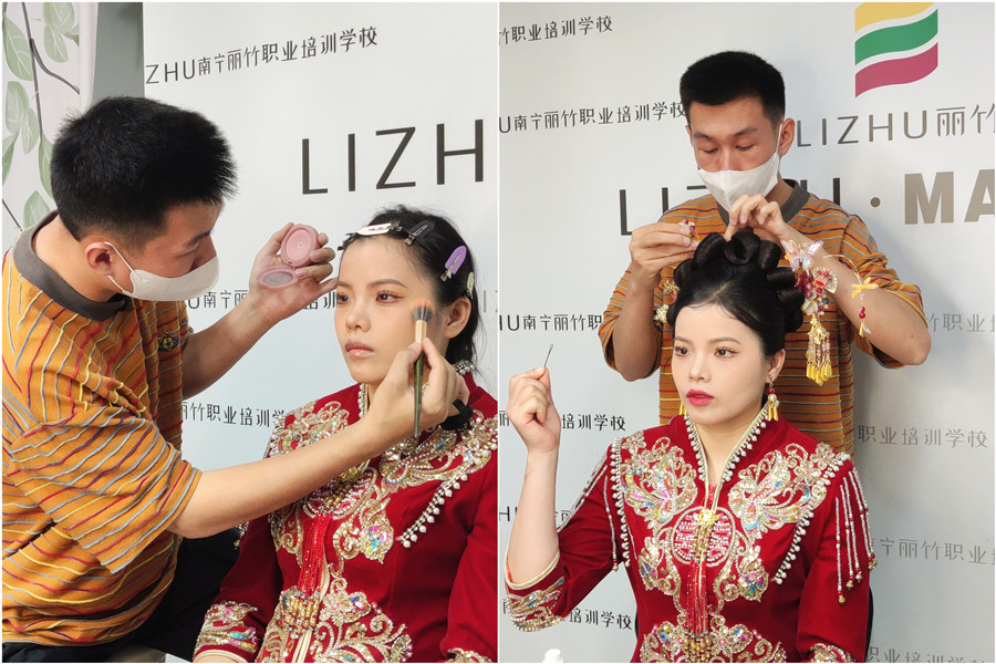 秀禾新娘造型，南寧婚禮化妝分享