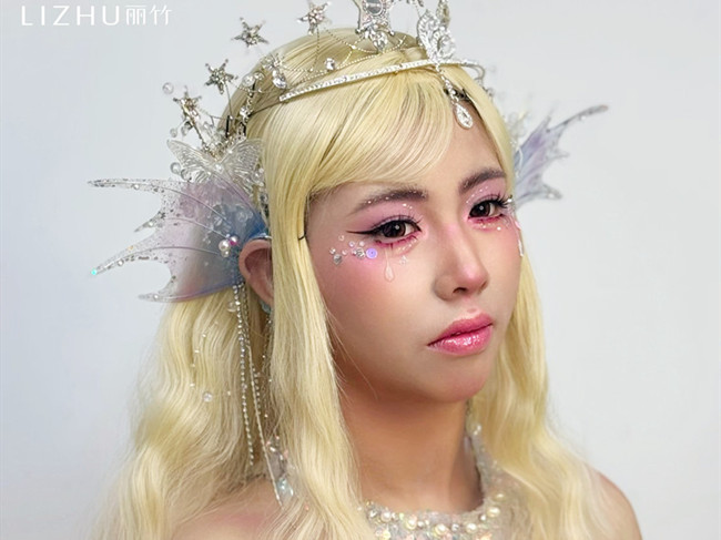 南寧彩妝創(chuàng)意：精靈人魚(yú)公主造型