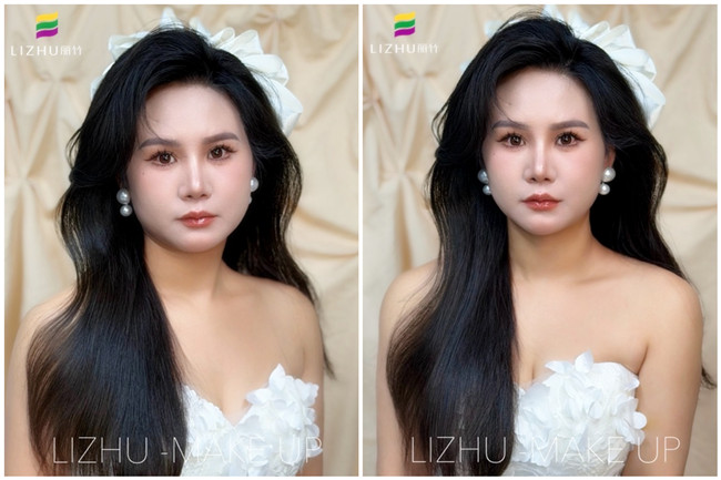 韓式人魚燙披發(fā)，廣西彩妝藝術(shù)形象